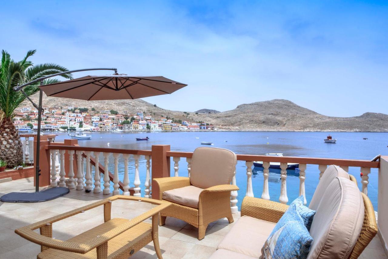 Villa Skiadeni Chalki Town Esterno foto